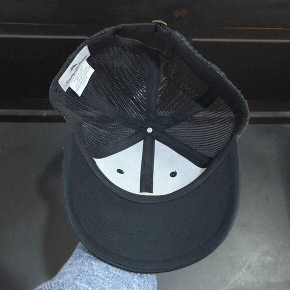 Tommy Bahama Black White Marlin Baseball Hat Cap Adjustable Strap - Picture 6 of 7